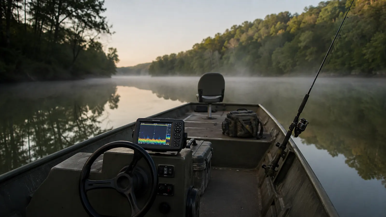How to Read a Fish Finder With the Garmin Striker 4